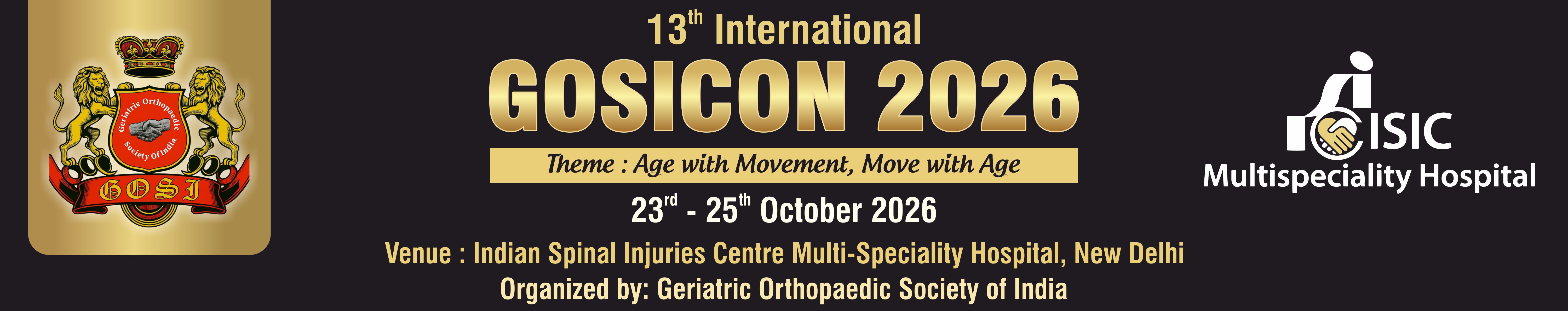 GOSICON 2026 Banner